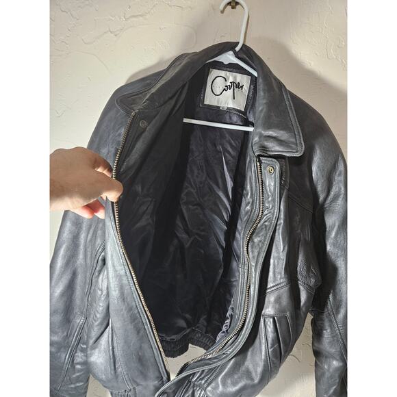 Cooper Collections Leather Jacket Size Medium - Picture 3 of 3